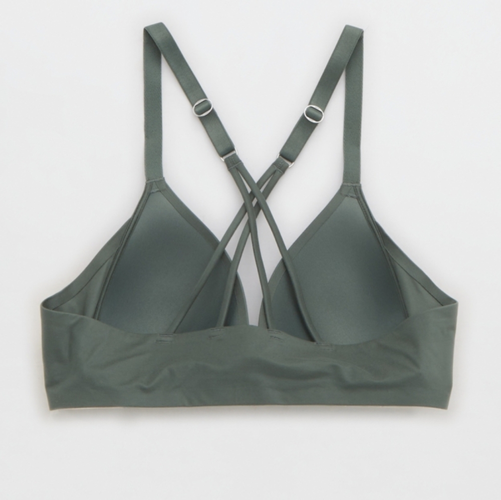 Aerie Real Sunnie Wireless Lightly Lined Strappy Bra - Picture 4 of 4